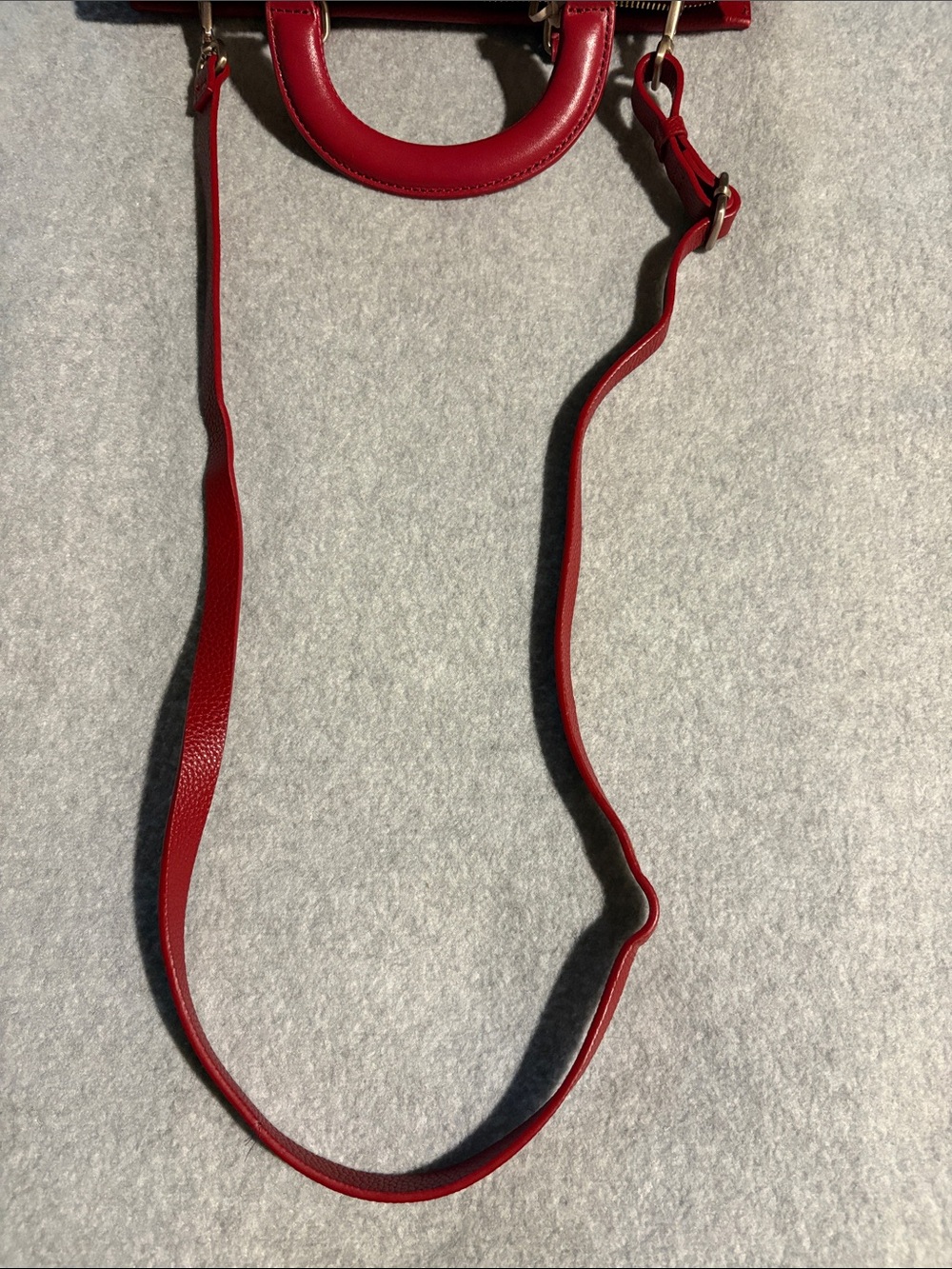 RADLEY LONDON Hello London! Red Purse with Black and White Accents. - Picture 11 of 12